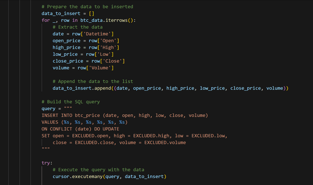 Crypto Data Automation
