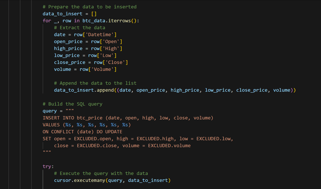 Crypto Data Automation